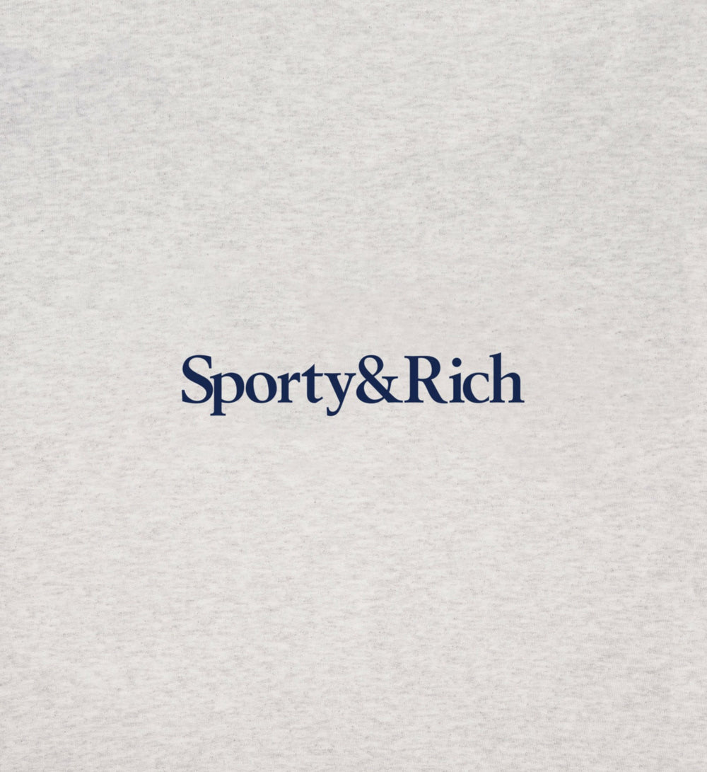 Yankees Ivy Gym Short - Heather Gray/Navy Sporty & Rich Discount