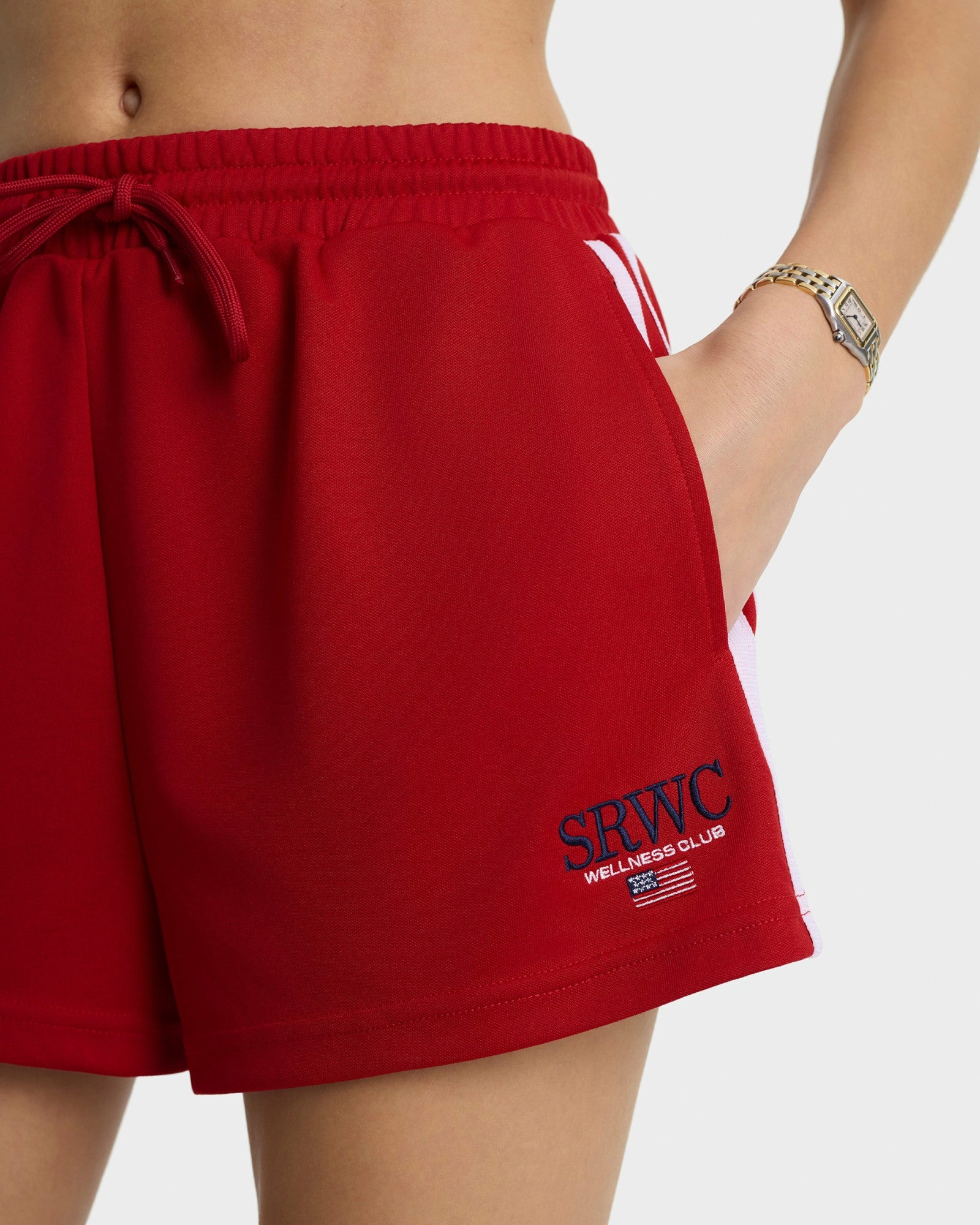 Nautical Roller Short - Ruby Sporty & Rich Sale