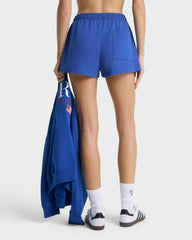 Nautical Embroidered Disco Short - Team Blue Sporty & Rich Outlet