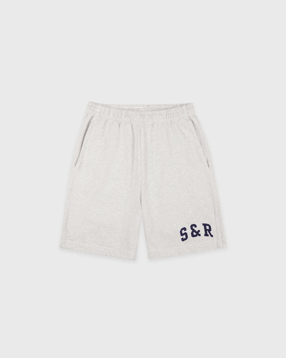S&R Ivy Gym Short - Heather Gray/Navy Sporty & Rich Online