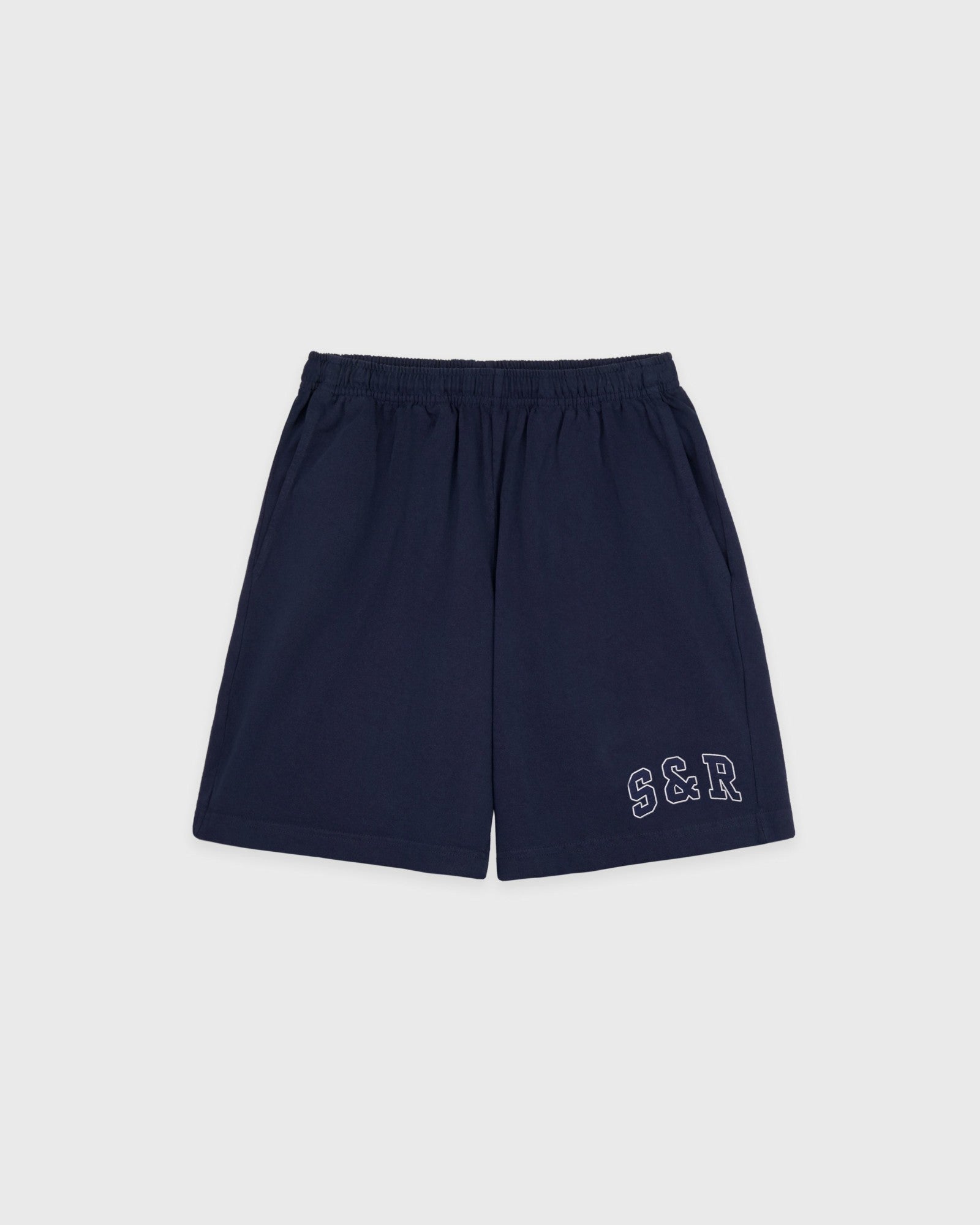 S&R Ivy Gym Short - Navy/White Sporty & Rich For Sale