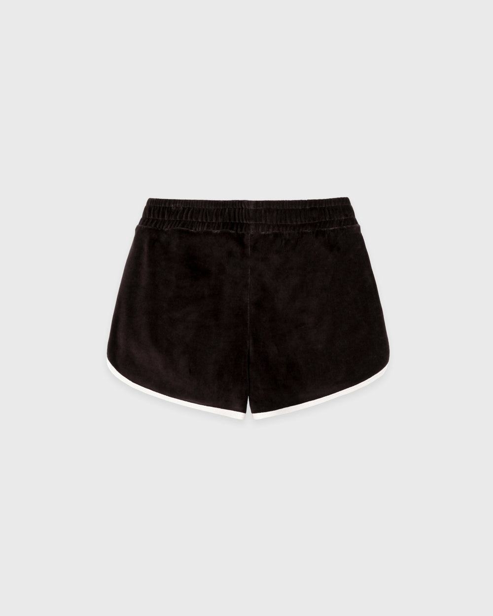NY Crest Velour Track Short - Chocolate Sporty & Rich Sale
