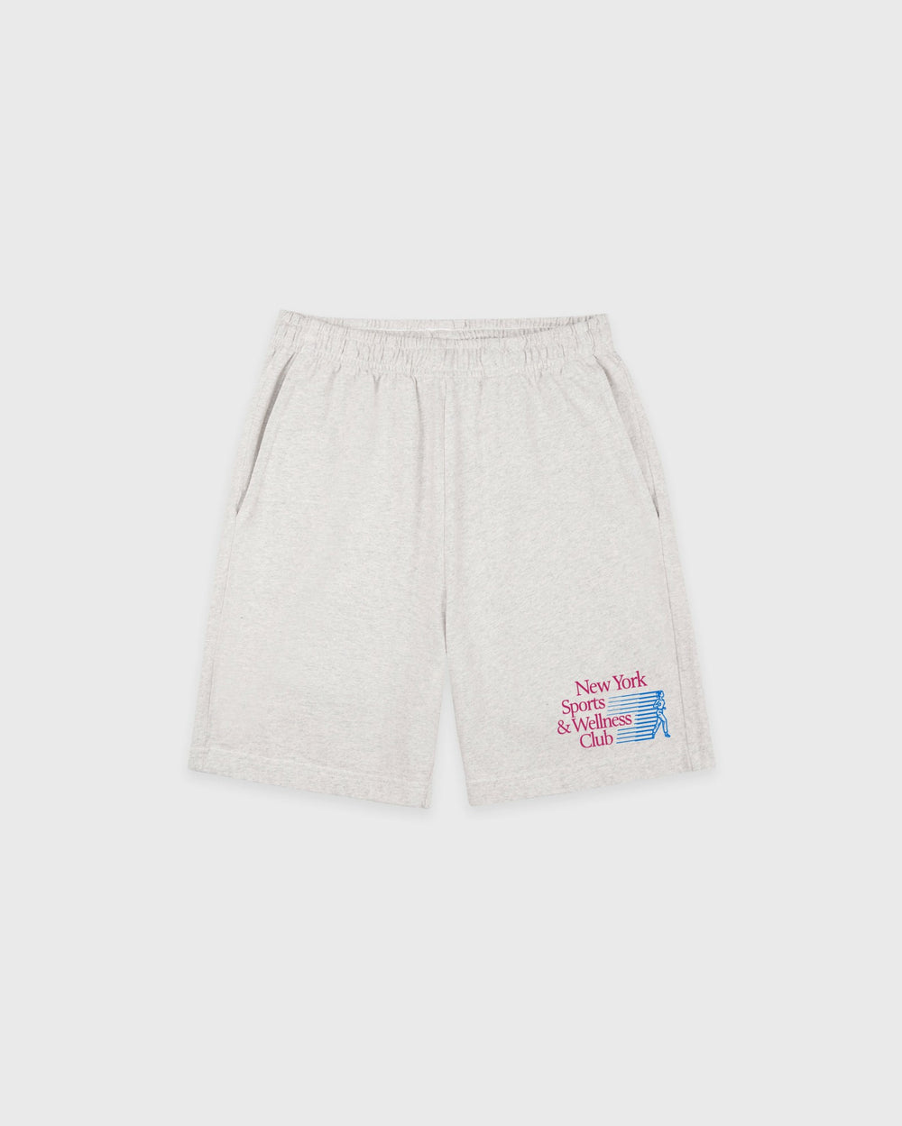 NY Motion Gym Short - Heather Gray/Berry/Azure Sporty & Rich Online