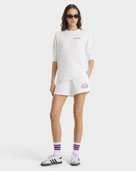 NY Motion Disco Short - White/Berry/Azure Sporty & Rich Discount