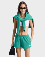 SR Runner Soft Disco Short - Spring Green/Navy Sporty & Rich US