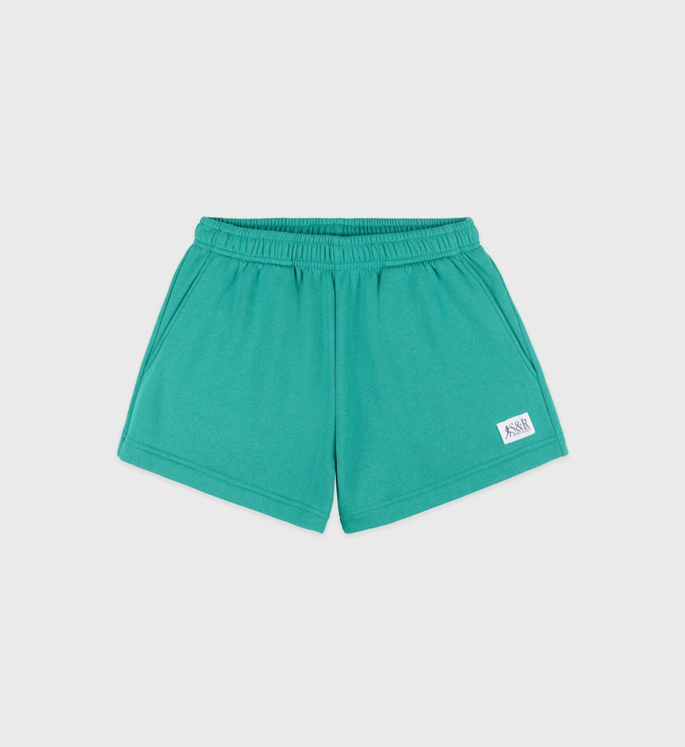 SR Runner Soft Disco Short - Spring Green/Navy Sporty & Rich US