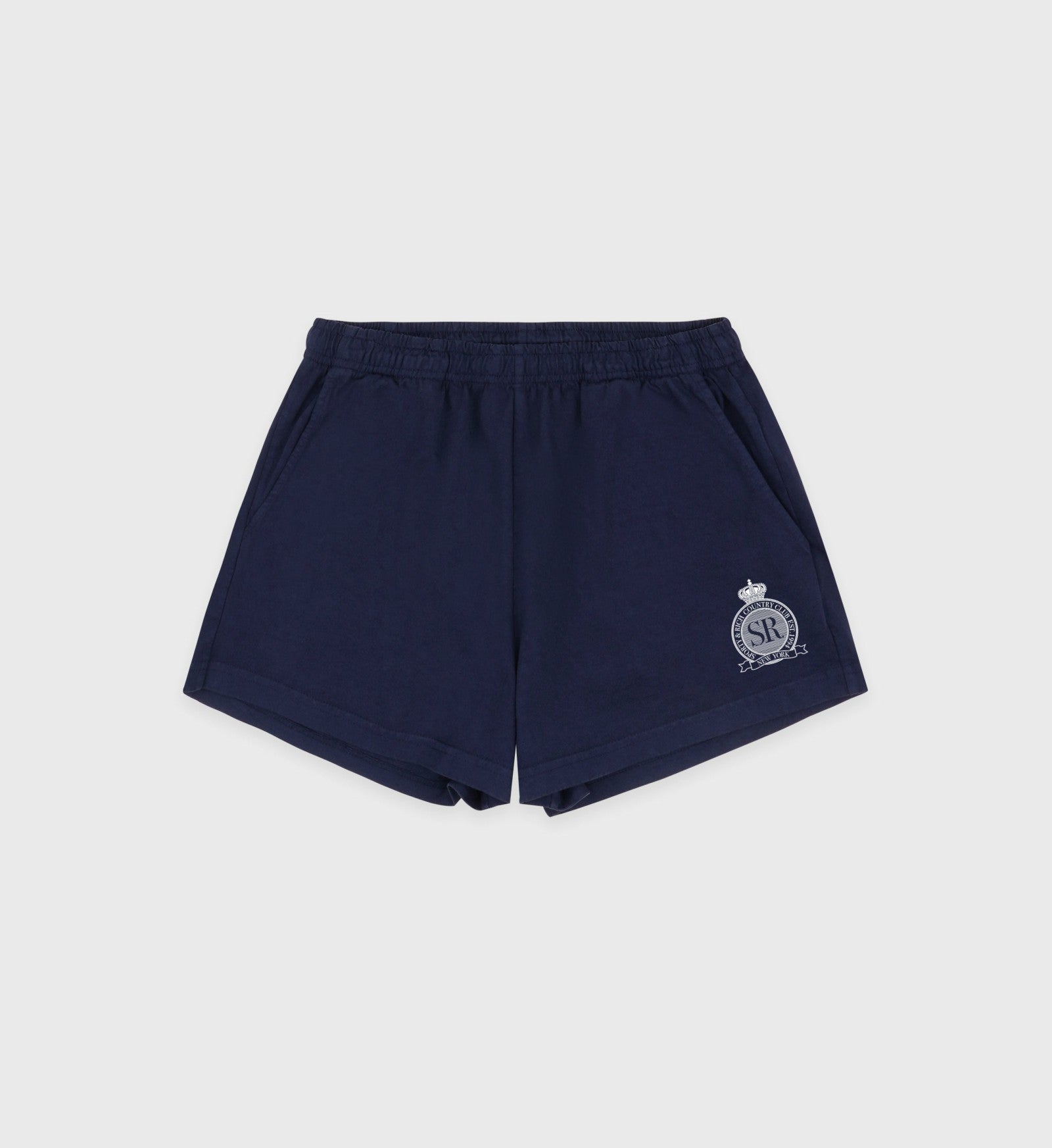 Royal Club Disco Short - Navy/White Sporty & Rich Discount