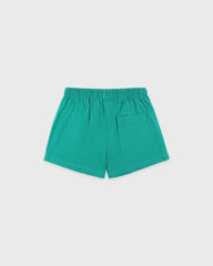 Spellout Embroidered Disco Short - Spring Green/Faded Black Sporty & Rich Outlet