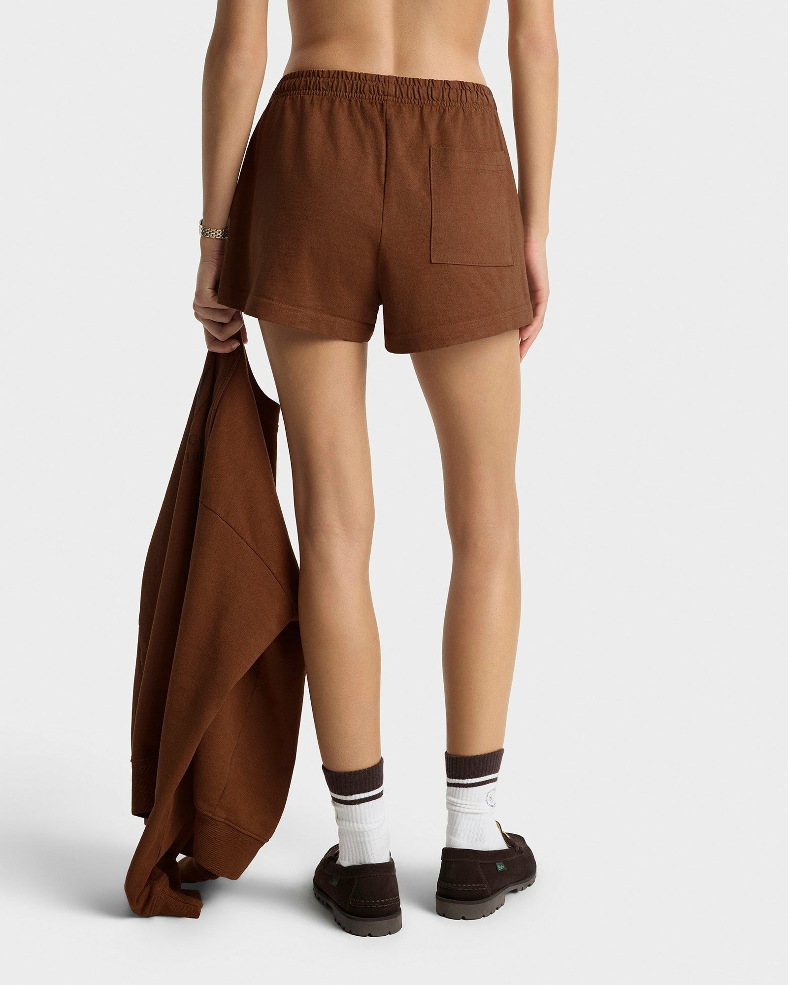 Soho Disco Short - Pecan/Chocolate Sporty & Rich US
