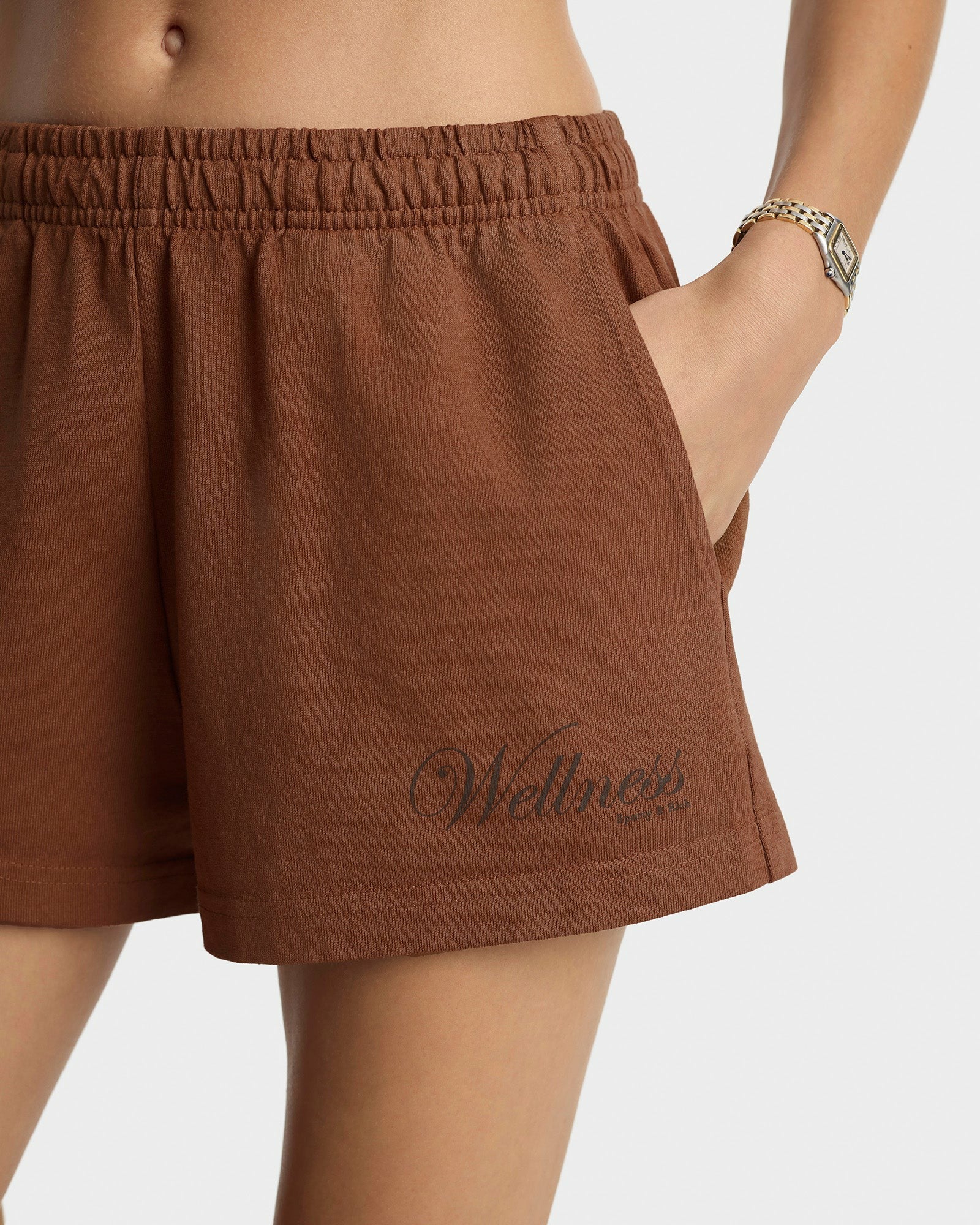 Soho Disco Short - Pecan/Chocolate Sporty & Rich US