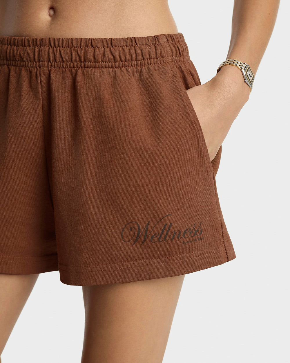 Soho Disco Short - Pecan/Chocolate Sporty & Rich US