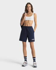 Pro Gym Short - Navy/White Sporty & Rich For Sale