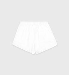 NY Health Club Disco Short - White/Navy Sporty & Rich For Sale
