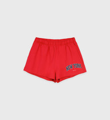 New York Ivy Disco Short - Ruby/Navy Sporty & Rich Outlet