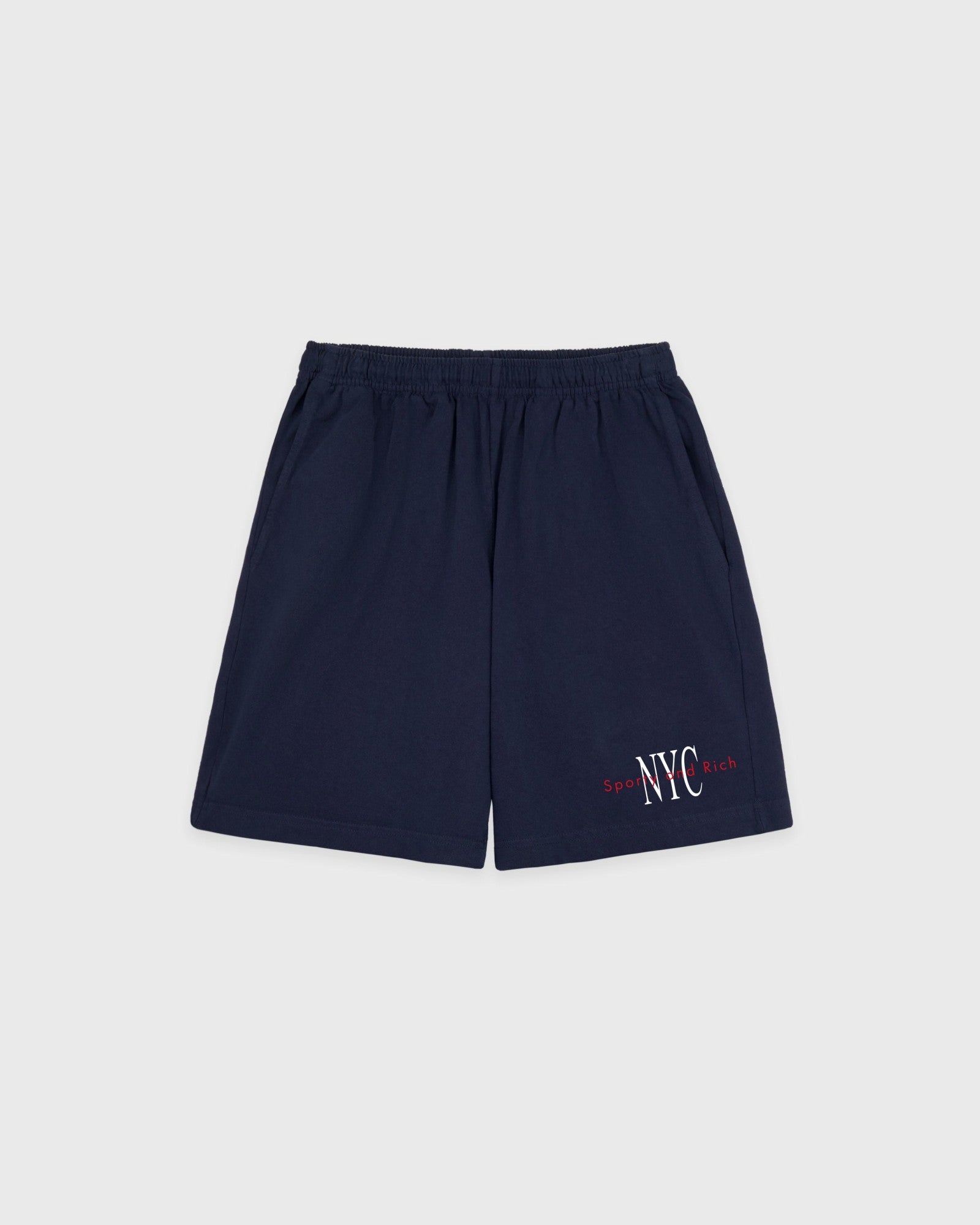 NY Minute Gym Short - Navy/White Sporty & Rich Sale