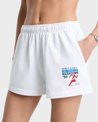 LA Marathon Disco Short - White/Multi Sporty & Rich Outlet