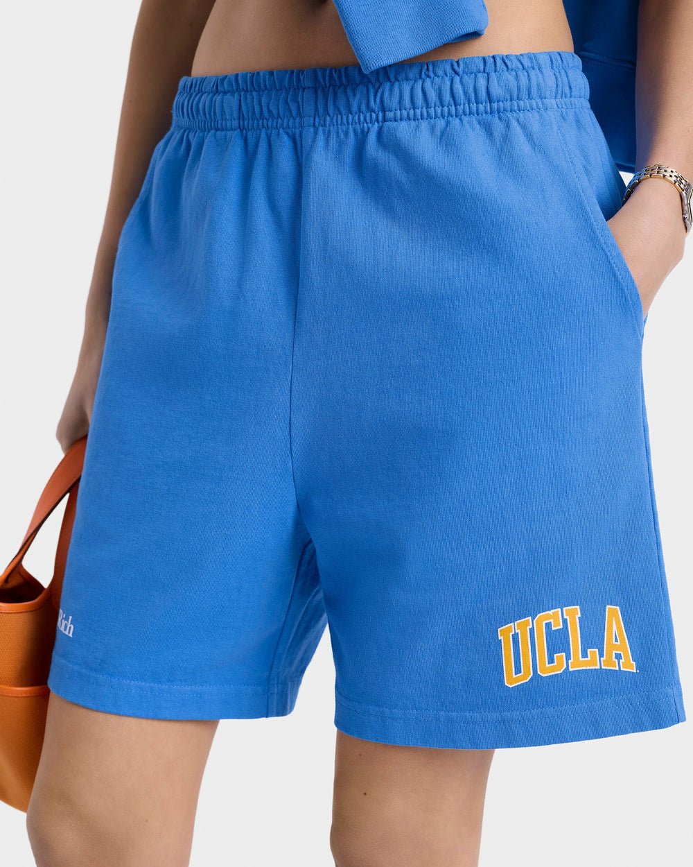 UCLA Ivy Gym Short - Blue/Gold Sporty & Rich Online