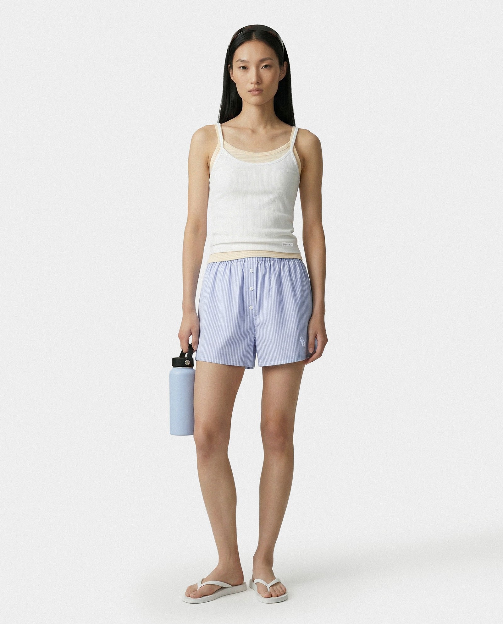 SRC Mini Boxer - Blue Striped Sporty & Rich For Sale