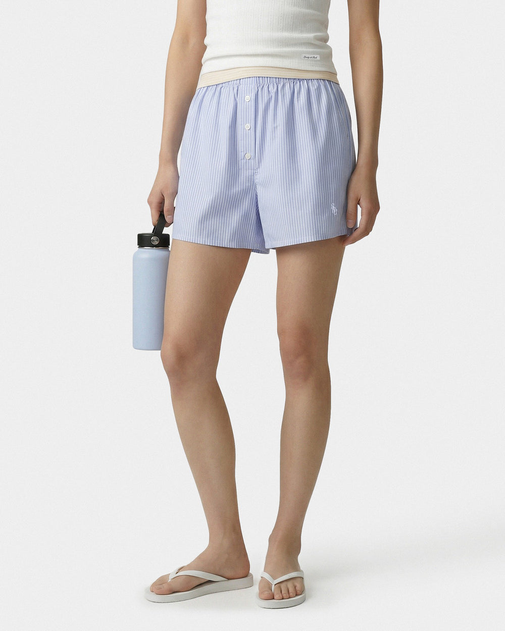 SRC Mini Boxer - Blue Striped Sporty & Rich For Sale