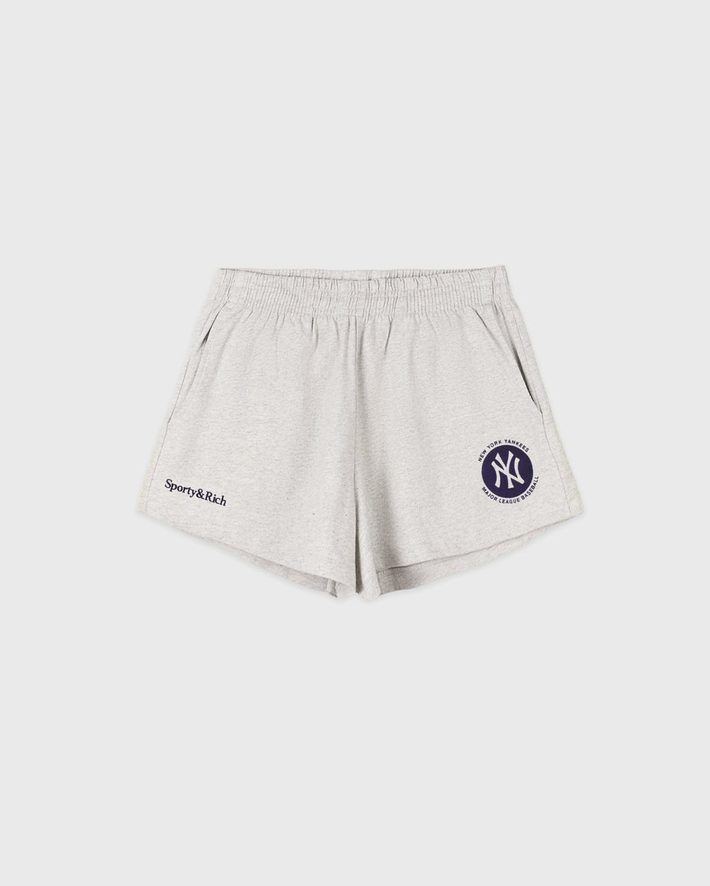 Major League Disco Short - Heather Gray/Navy Sporty & Rich Outlet
