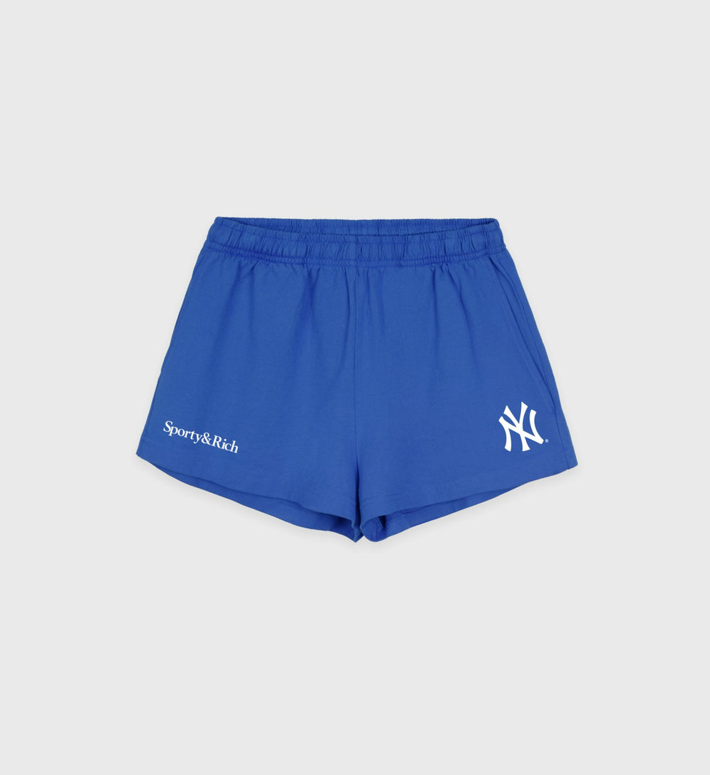 Yankees Serif Disco Short - Team Blue/White Sporty & Rich Sale