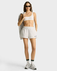 Syracuse Embroidered Disco short - Heather Gray/Navy Sporty & Rich For Sale