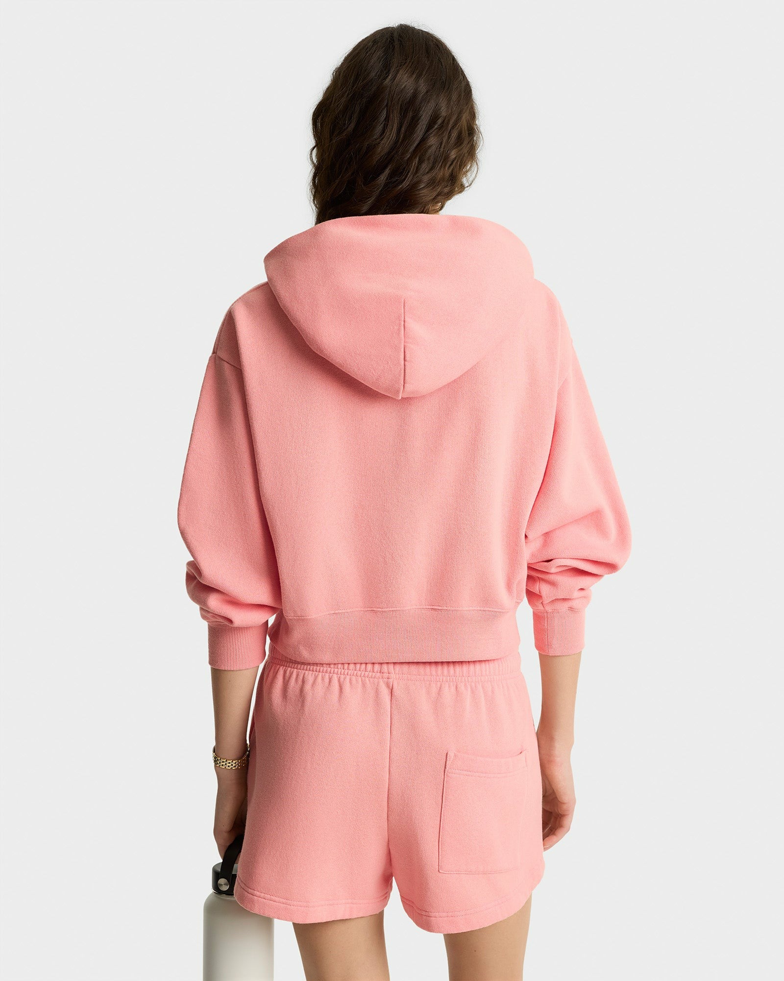 California Emblem Soft Disco Short - Carnation/White Sporty & Rich Sale