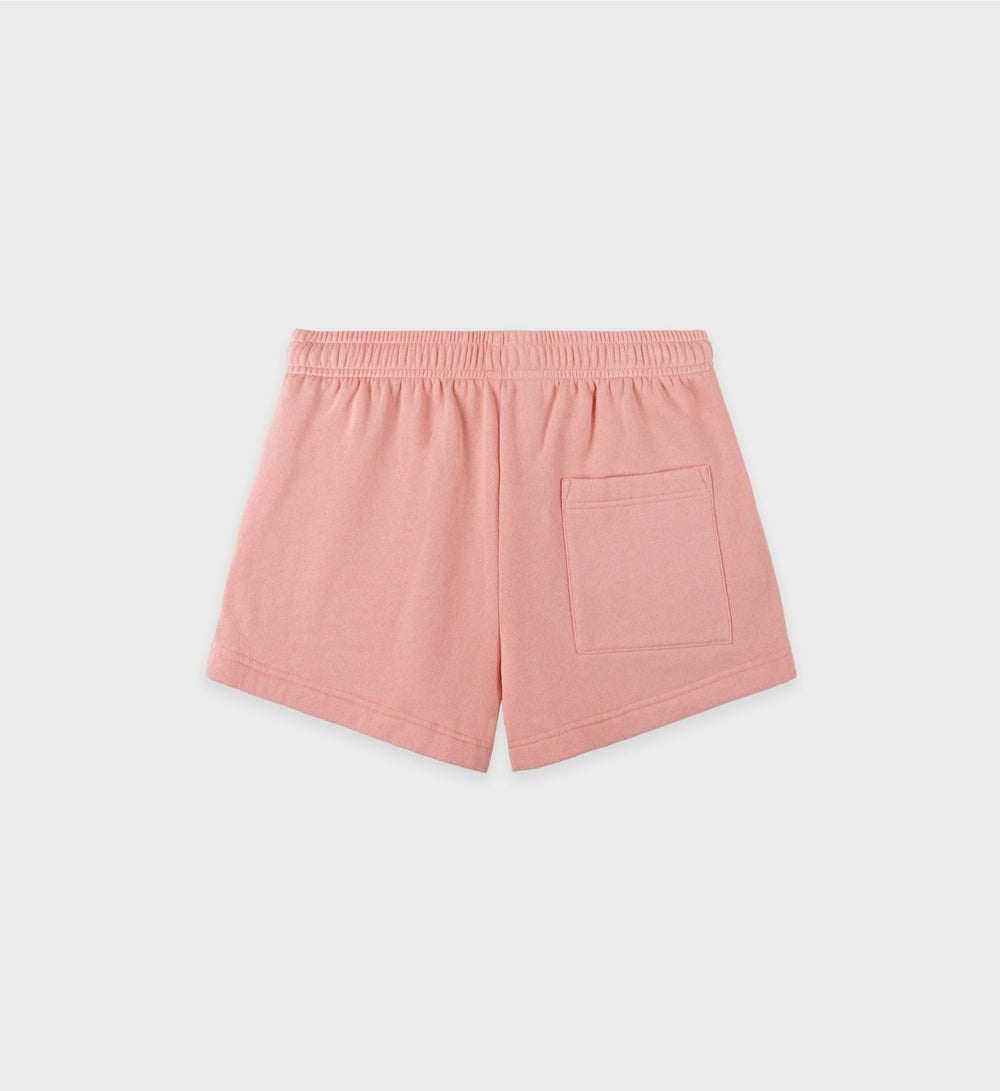 California Emblem Soft Disco Short - Carnation/White Sporty & Rich Sale