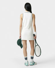 SRC Polo Dress - White/Forest Sporty & Rich Online