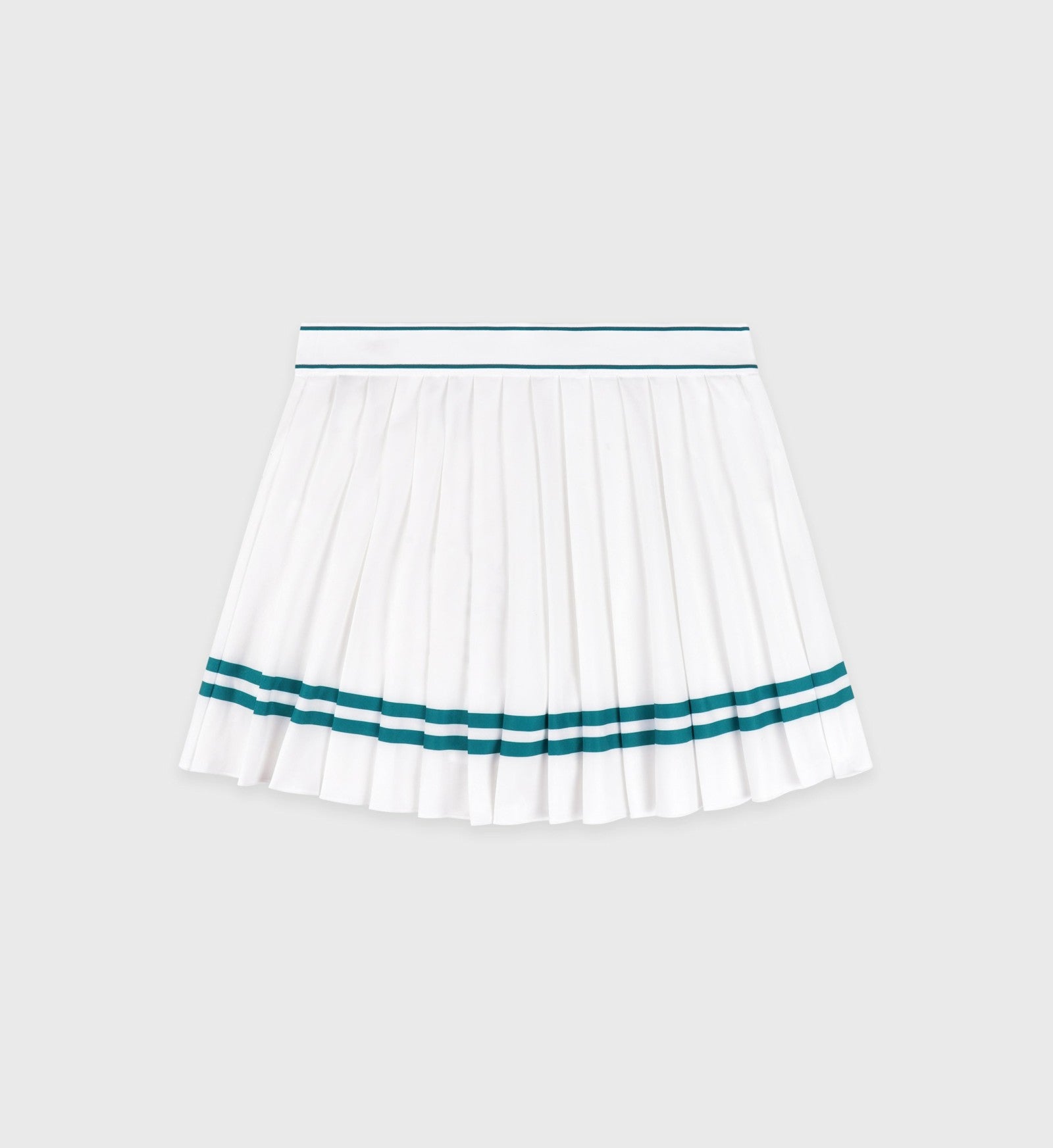 Italic Logo Pleated Skirt - White/Alpine Sporty & Rich For Sale