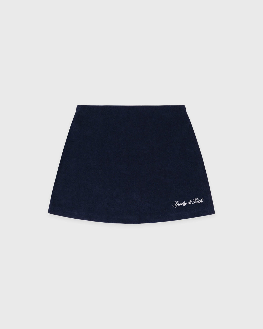 Signature Logo Terry Skirt - Dark Navy Sporty & Rich US