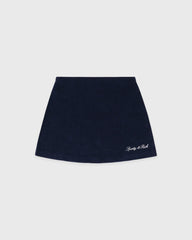 Signature Logo Terry Skirt - Dark Navy Sporty & Rich US