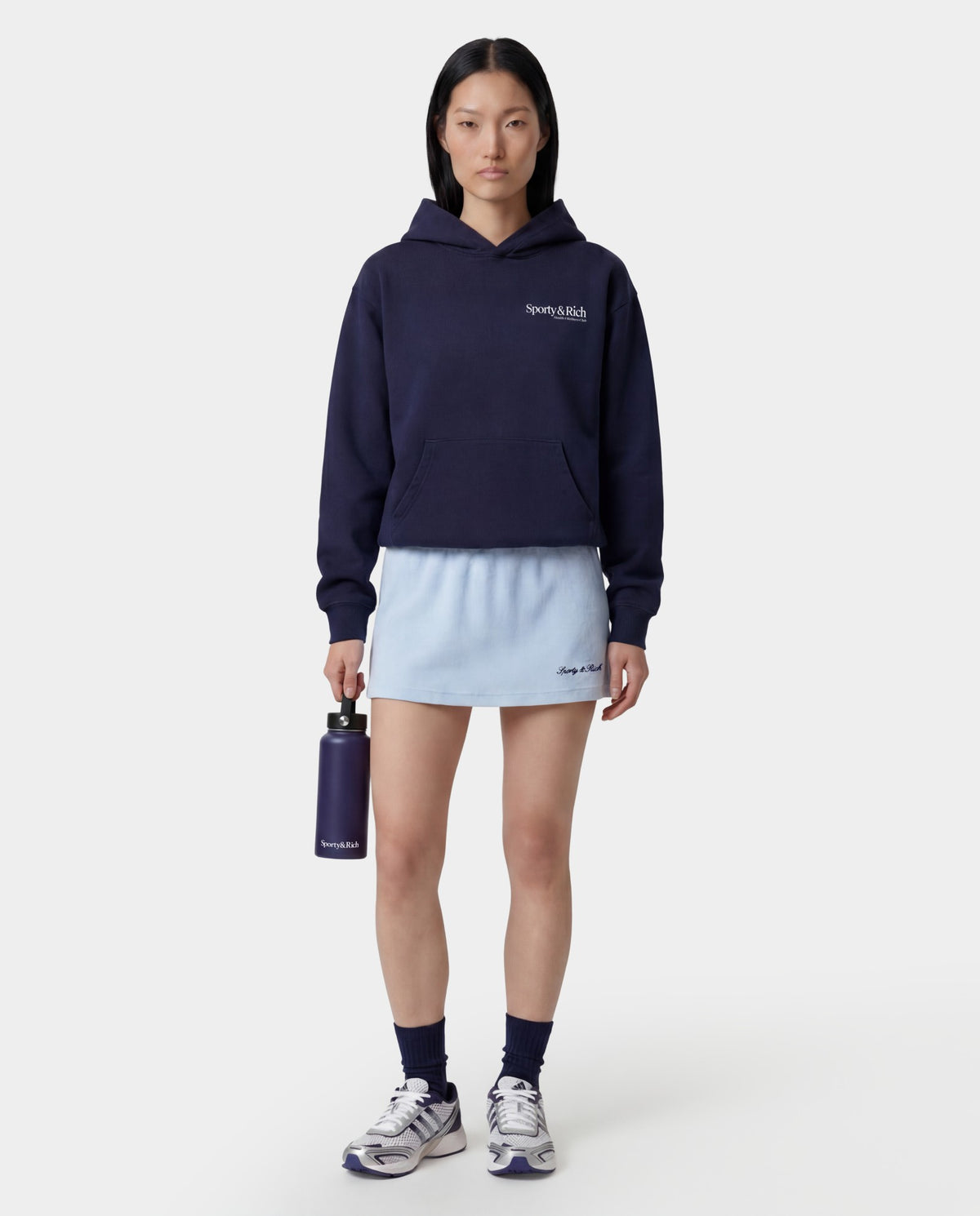 Signature Logo Terry Skirt - Ciel Sporty & Rich Sale