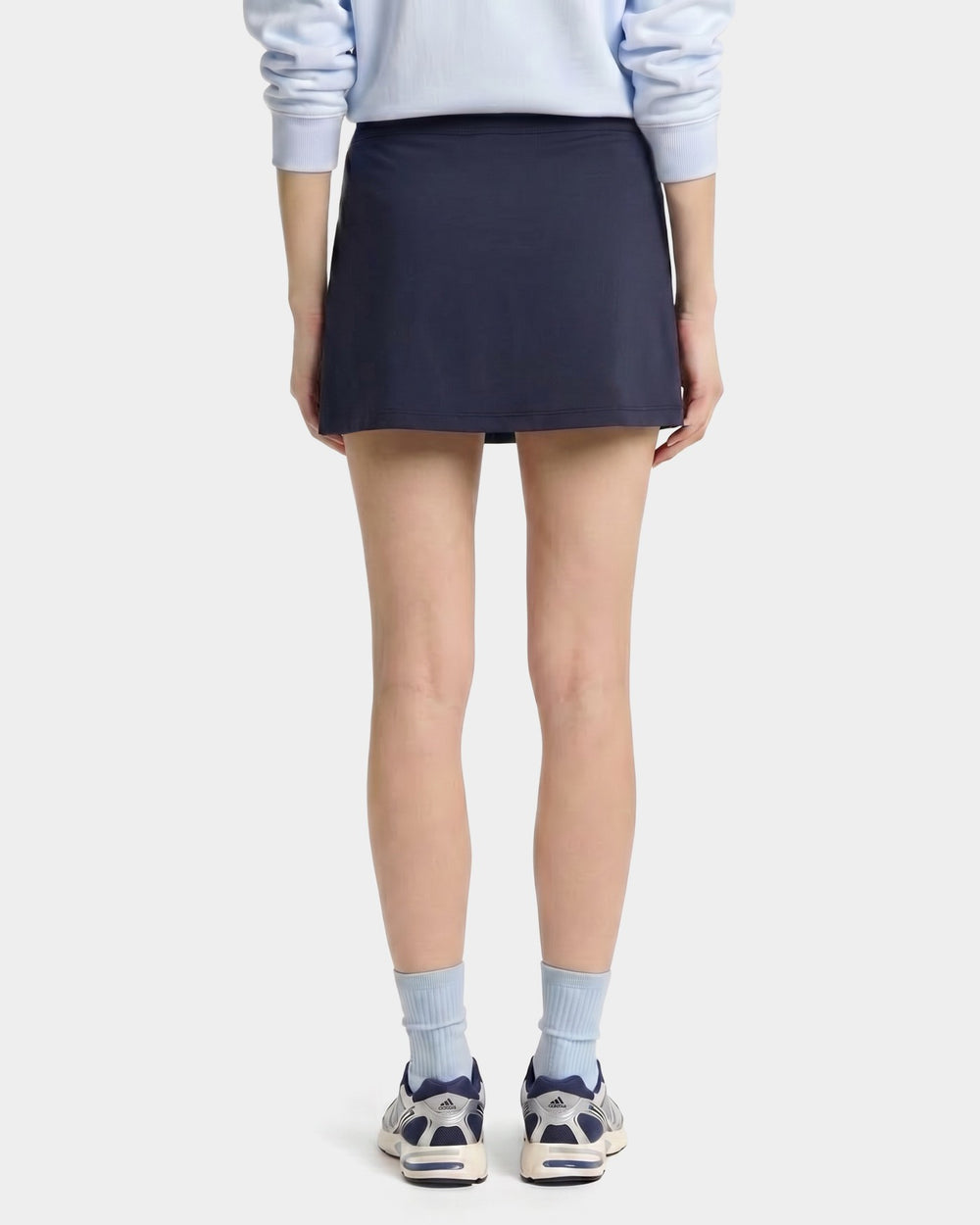 Signature Logo Court Skirt - Navy/White Sporty & Rich Online