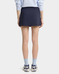 Signature Logo Court Skirt - Navy/White Sporty & Rich Online