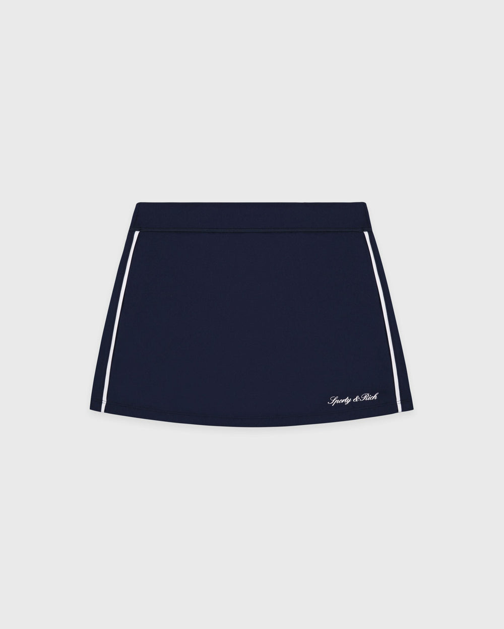 Signature Logo Court Skirt - Navy/White Sporty & Rich Online