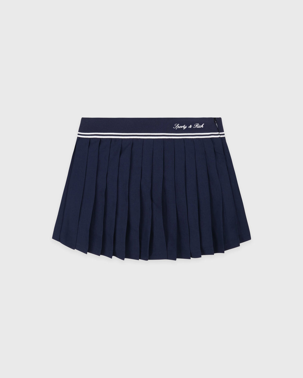 Signature Logo Abigail Skirt - Navy/White Sporty & Rich Outlet