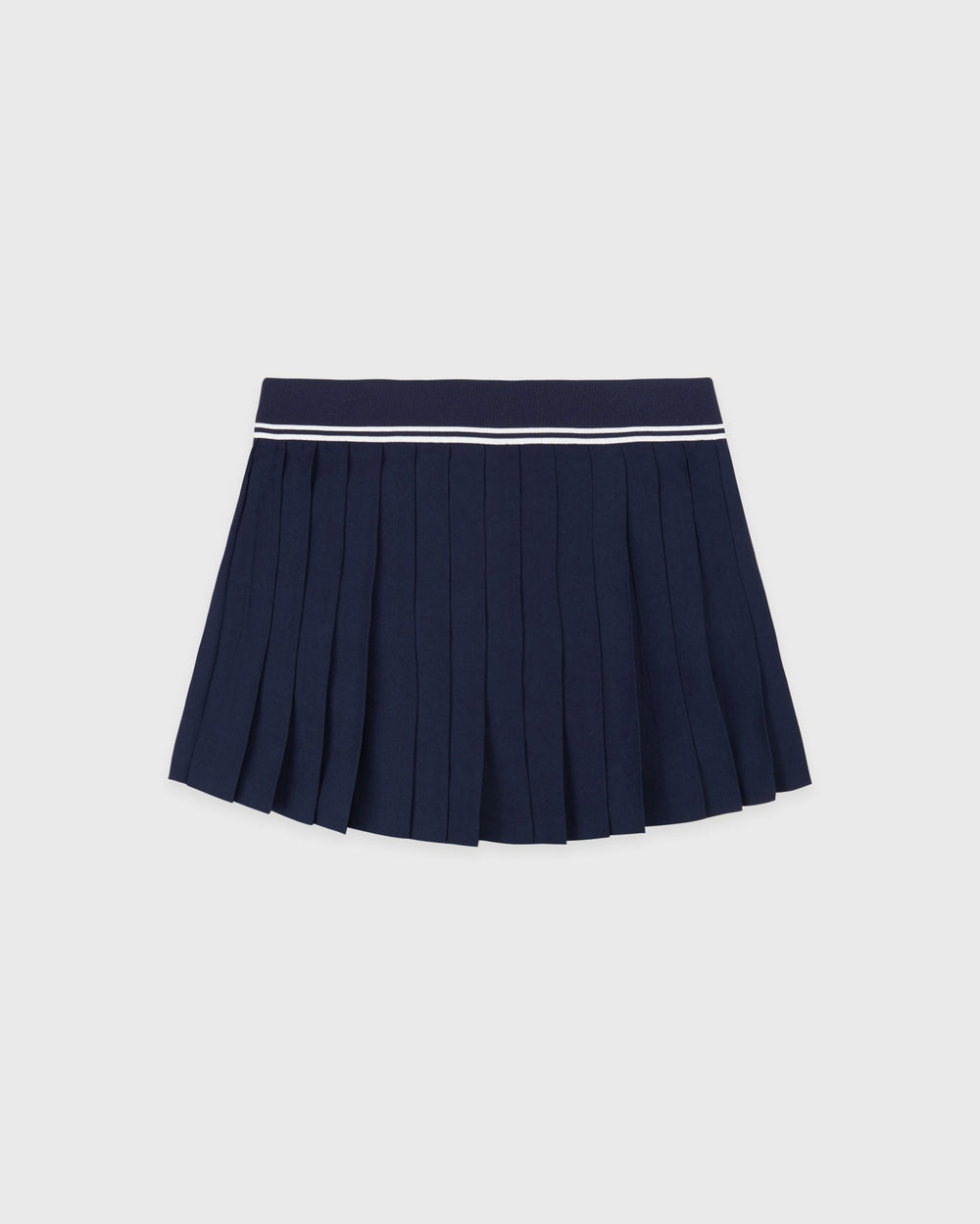 Signature Logo Abigail Skirt - Navy/White Sporty & Rich Outlet