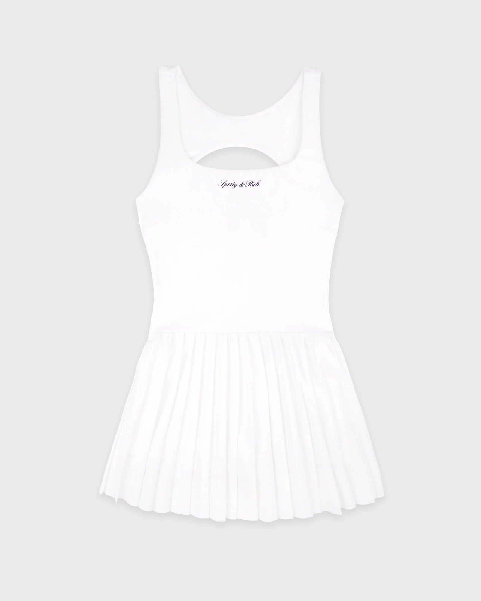 Signature Logo Court Dress - White Sporty & Rich Sale