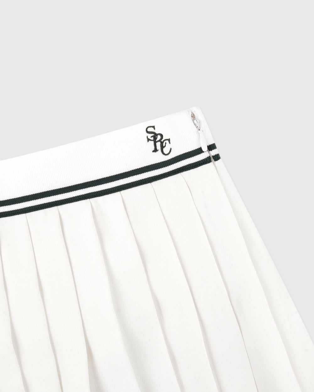 SRC Abigail Skirt - Ecru/Forest Sporty & Rich Discount