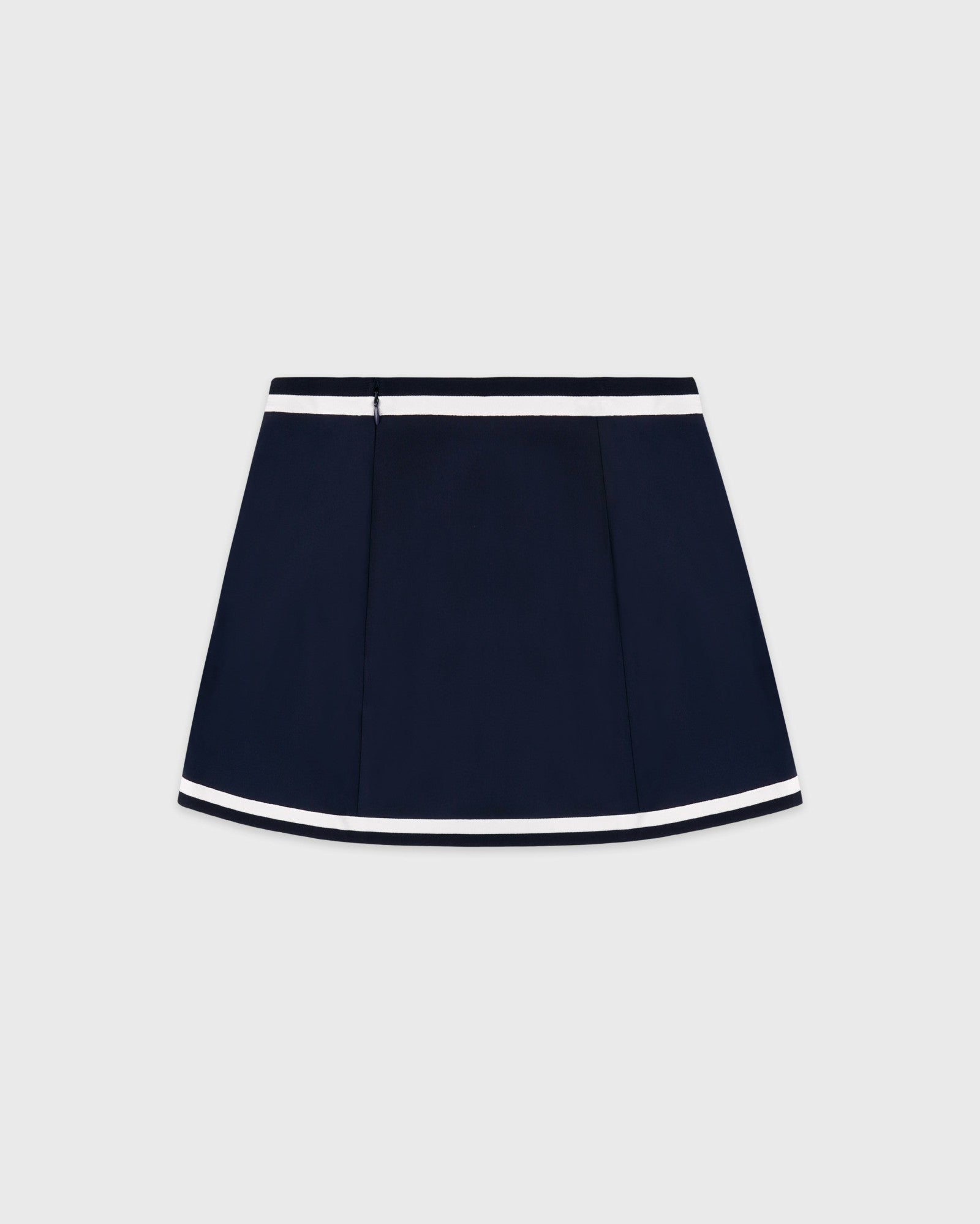 Serif Logo Mila Skirt - Navy/White Sporty & Rich For Sale