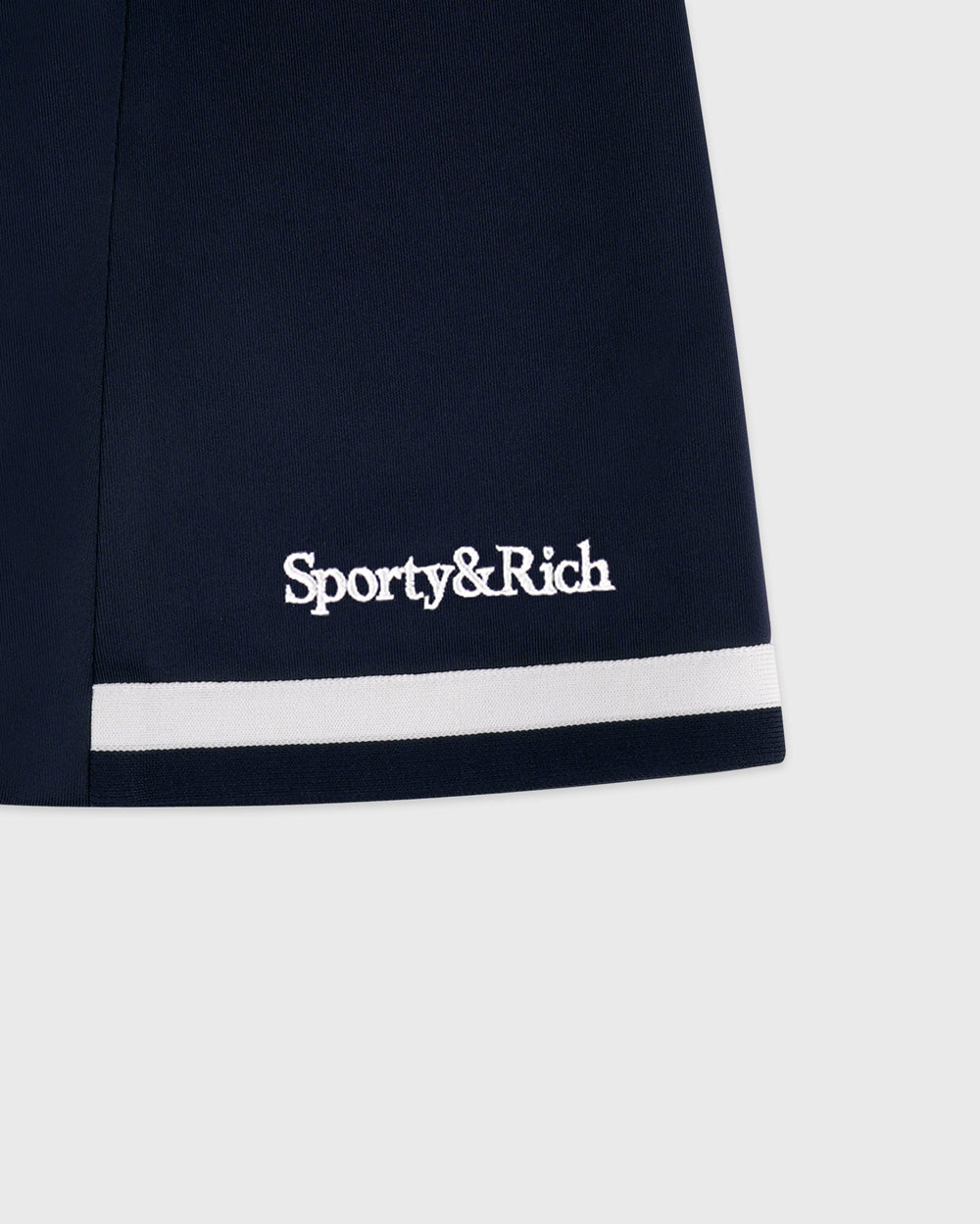 Serif Logo Mila Skirt - Navy/White Sporty & Rich For Sale