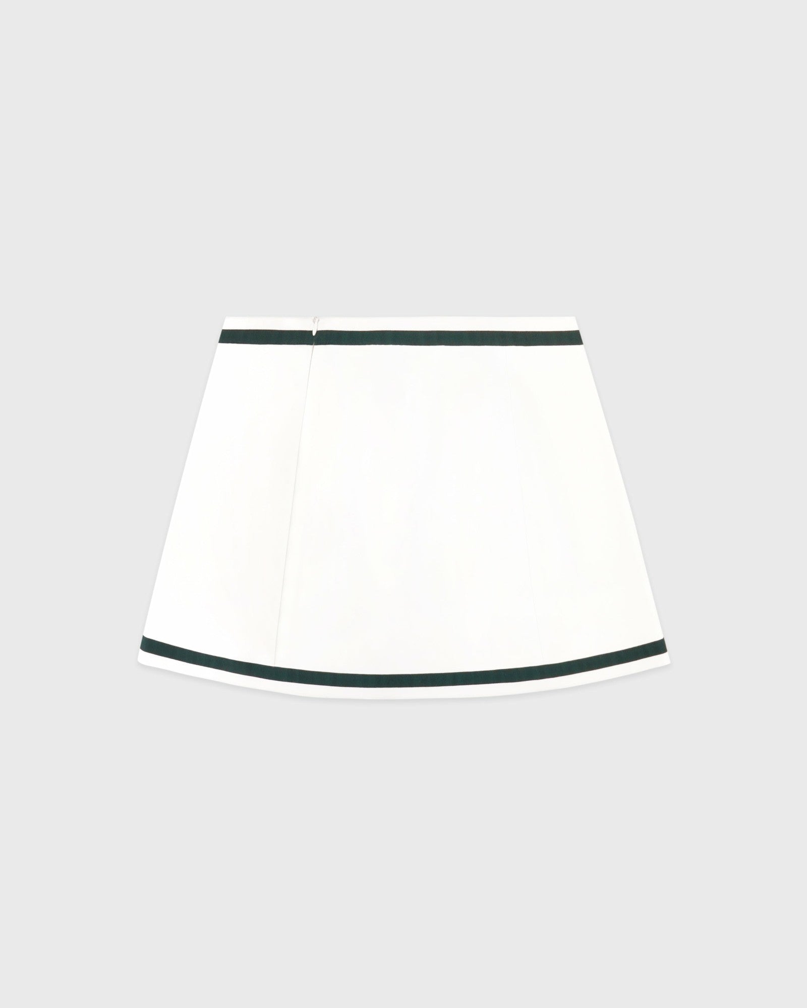 Serif Logo Mila Skirt - White/Forest Sporty & Rich Outlet