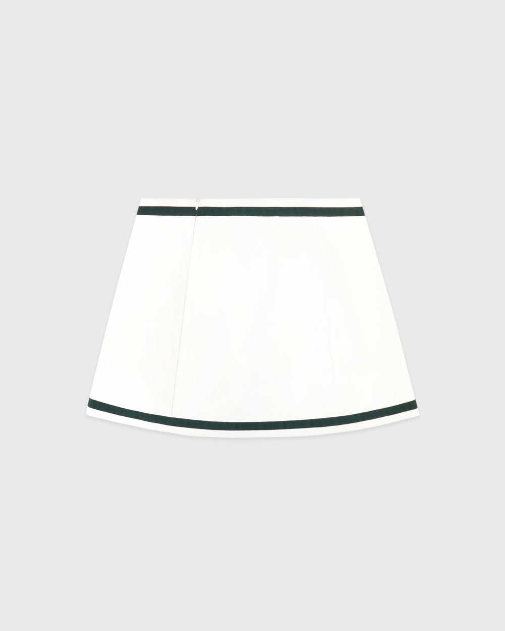 Serif Logo Mila Skirt - White/Forest Sporty & Rich Outlet