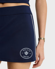 Eden Crest Court Skirt - Navy/White Sporty & Rich US
