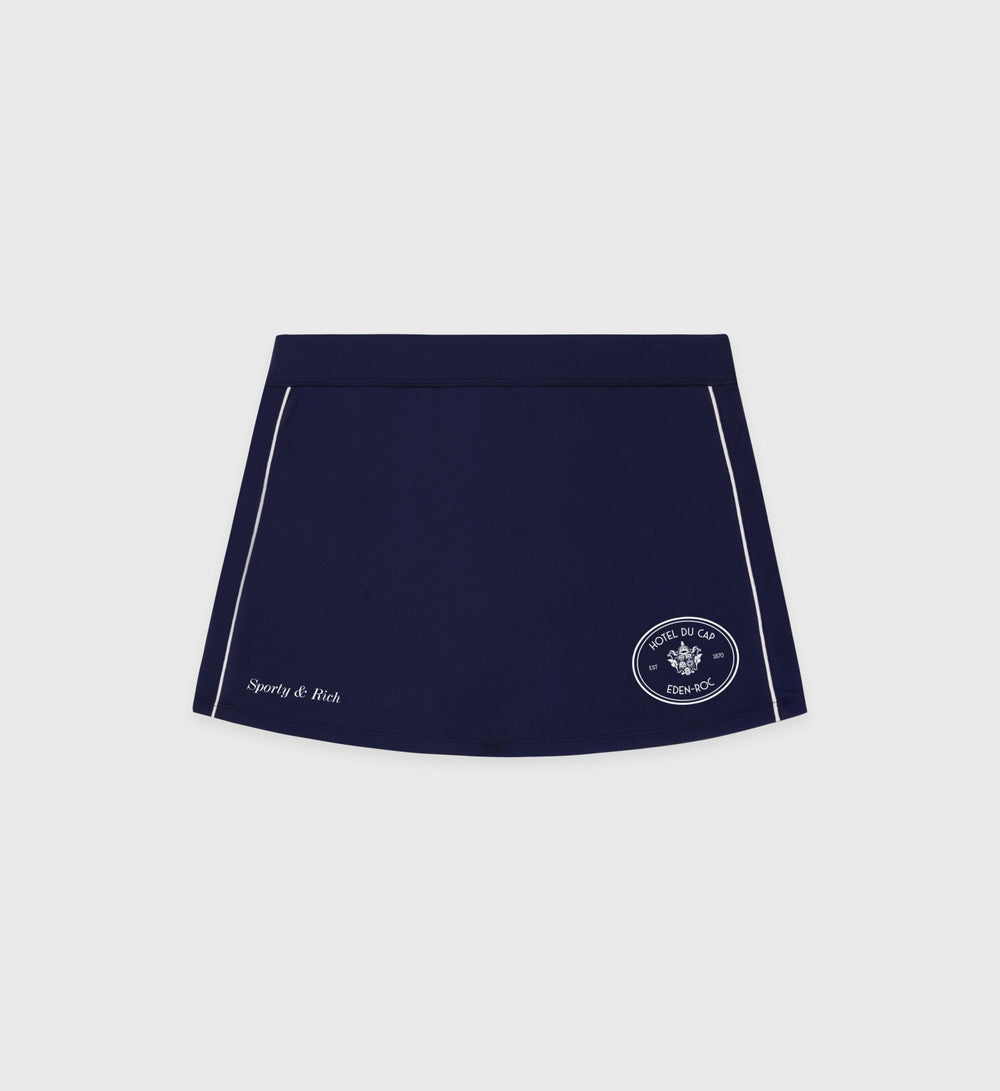 Eden Crest Court Skirt - Navy/White Sporty & Rich US