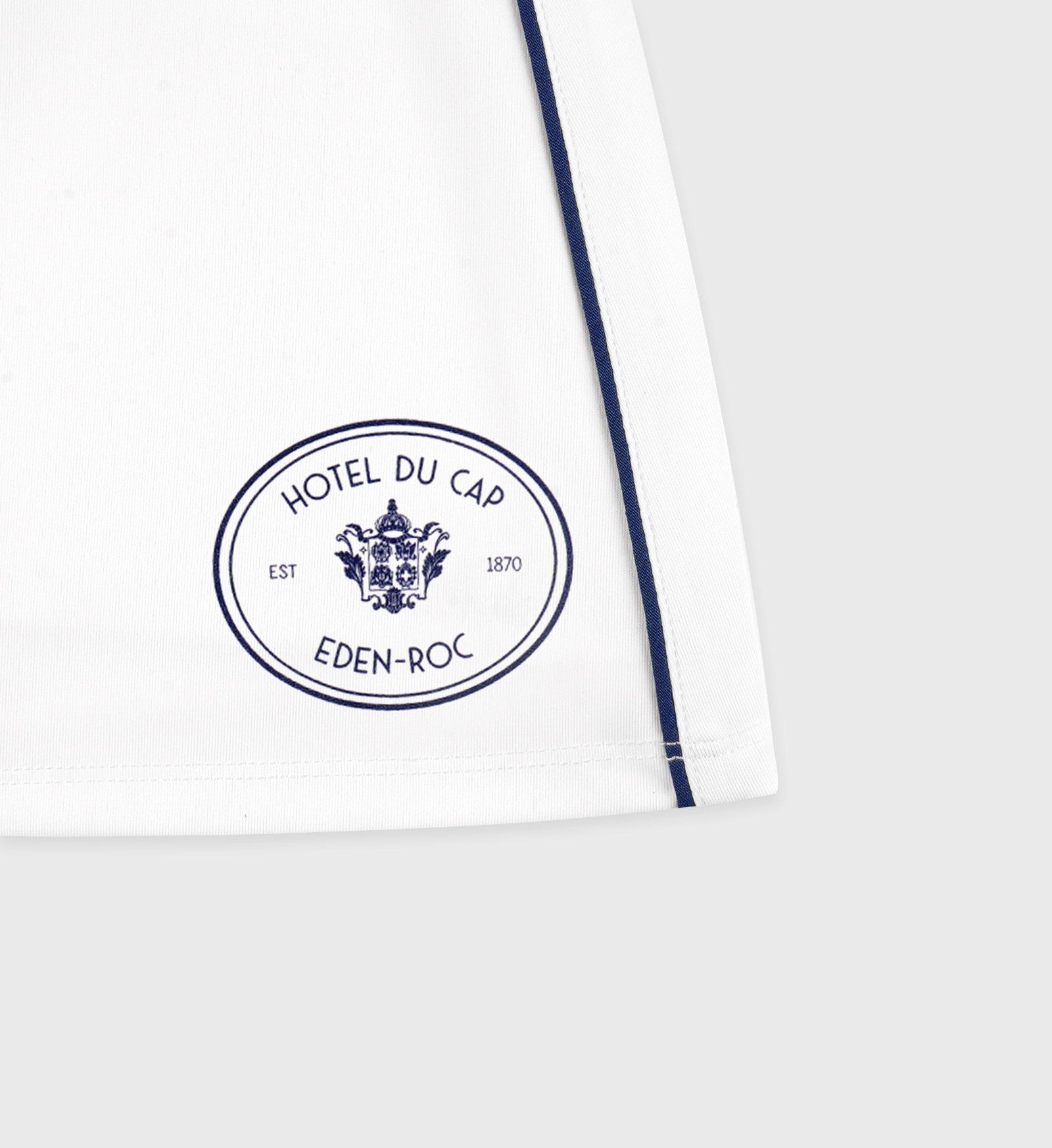 Eden Crest Court Skirt - White/Navy Sporty & Rich Sale