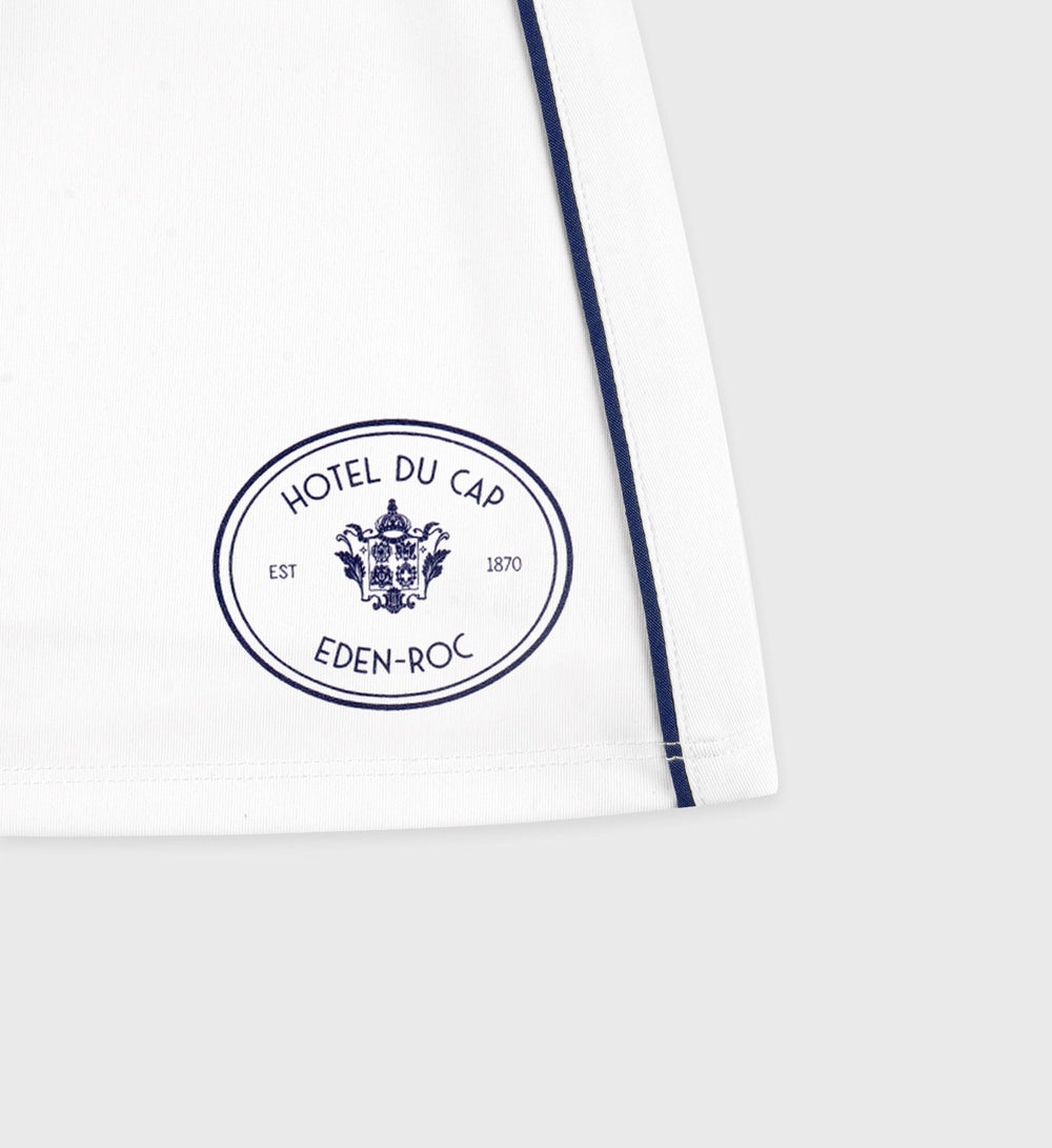 Eden Crest Court Skirt - White/Navy Sporty & Rich Sale