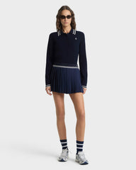 SRC Abigail Skirt - Navy/Ecru Sporty & Rich Online