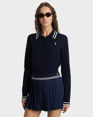 SRC Abigail Skirt - Navy/Ecru Sporty & Rich Online